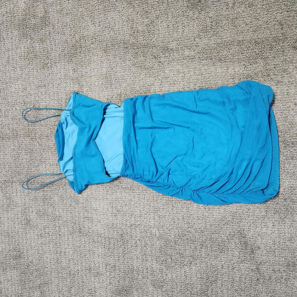 Princess Polly Dress Blue Short Women’s Size 4 - Picture 5 of 7